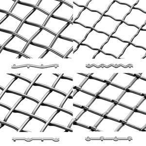 Maille de fil métallique tissée ondulée en acier inoxydable 304 316 <span class=keywords><strong>pour</strong></span> le criblage vibrant des mines et carrières, la filtration et la <span class=keywords><strong>séparation</strong></span> du sable, du <span class=keywords><strong>gravier</strong></span> et du minerai - Product Image 2