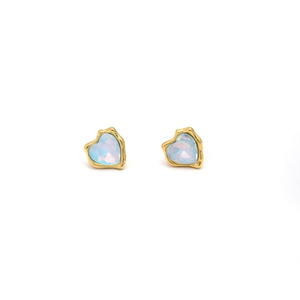 Pendientes de Corazón en Acero Inoxidable 316L con Baño de Oro PVD, Joyería de Moda Sostenible y Resistente - Product Image 2