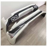 Kit carrosserie pour Toyota Prado LC150 2018 - 2023, lèvre de pare-chocs avant avec lampe, diffuseur arrière, accessoires de voiture, lifting