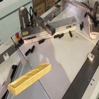 Machine d'emballage de barres chocolatées longues en aluminium avec scellage thermique, haute efficacité, entièrement automatique, conçue sur mesure