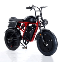 Bicyclette électrique tout temps pour la chasse 48v 1500w Meilleur moteur 20 Max Type Super73 Bicyclette électrique Fat Tire Cruiser Fat Tire Electric Bik