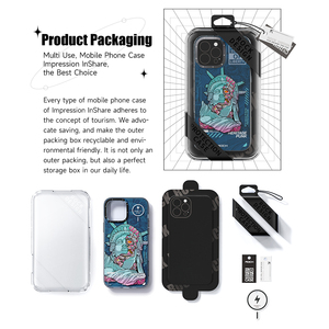 ROCK Fashion Impression InShare étui de protection série Punk Support de Style terre cuite charge sans fil pour iPhone série 13 - Product Image 6