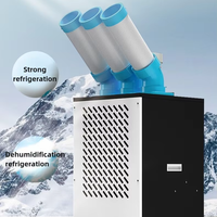 Refroidisseur d'air portable sur pied, 100% air frais, climatiseur pour restaurant et cuisine