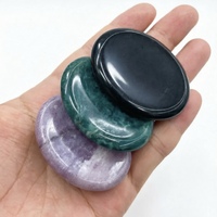 En gros, Bol ovale en quartz clair naturel poli, Pierre de méditation et de guérison en cristal pour le soulagement du stress, Tendance mode, Articles d'artisanat