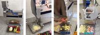 Multi-Functionele 3-In-1 Groentehakselsnijmachine Voor Groente Snijden Snijmachine Voor Snijsnijmachines
