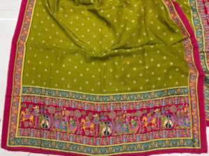 Qualité supérieure 100% Viscose Jacquard Dola Tissu Écologique Tricoté Robe Pogisan Imprimer pour Femmes Filles Vêtements En Gros - Product Image 3