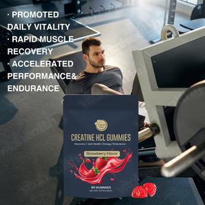 วิต้าเฮลท์ตี้ ชูการ์ฟรี สตรอว์เบอร์รี ครีเอทีน เอชซีแอล กัมมี่ส์ รับผลิตแบบ OEM ODM สำหรับใช้ในชีวิตประจำวันและสร้างแบรนด์ ครีเอทีน เอชซีแอล กัมมี่ส์ - Product Image 3