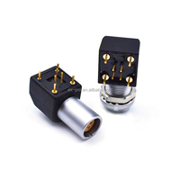 EX-PRO Compatible Aviation Plug Push Pull Connecteur Circulaire 00B 0B 1B 2B Série EXG EPG Panneau PCB Coude 90 Degrés Prise IP50