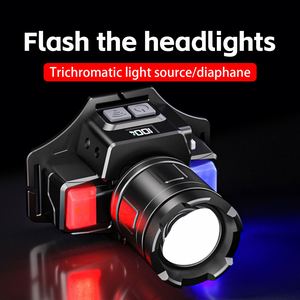 CITICITY LED Headlamp Rechargeable T180 Sensor Headlight 12W COB Aluminum Alloy 6 Modes Red Flashing 700 Lumens - Product Image 2