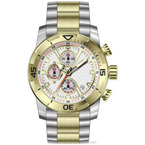 Montres-bracelets pour hommes avec cadran personnalisé, en acier inoxydable, multifonctionnelles, mouvement chronographe, U2753 - Product Image 2