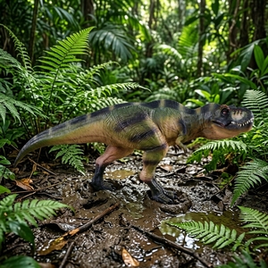 Juego de Juguetes de <span class=keywords><strong>Dinosaurios</strong></span> T-Rex Realistas, Modelos de Animales de PVC Hiperrealistas, Resistentes a Impactos, Regalo <span class=keywords><strong>para</strong></span> Niños - Product Image 2