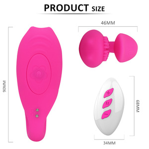 Vibrateur portable pour femmes, télécommande, jouets pour adultes, pour <span class=keywords><strong>clitoris</strong></span>, point G, culotte vibrante, gode - Product Image 2