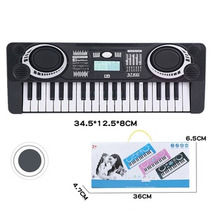 Vente en gros de mini claviers électroniques en plastique à 37 touches pour l'éducation précoce, instrument de musique pour bébé, jouet pour enfants - Product Image 5