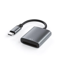 Adaptador OTG 2 en 1 Multi-en-1 con Interfaz Tipo-C, Lector de Tarjetas SD 3.0, Aleación de Aluminio, Velocidad de Transferencia de Datos de 5 Gbps para iPhone 15/16