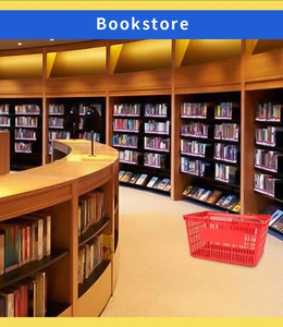 Vente directe des fabricants, panier de courses de supermarché de 20 L avec poignée confortable, panier en plastique de qualité pour les courses - Product Image 6