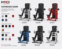 Máquina de Press de Hombros Comercial MRD-VS05, Entrenador de Fuerza para la Parte Superior del Cuerpo de Acero Resistente