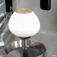 Qdmech Professionele Commerciële Roestvrijstalen Automatische Groene Kokosschilmachine Kokosnoot Dunschiller Voor Verkoop