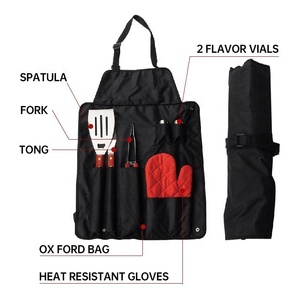 ชุ<span class=keywords><strong>ด</strong></span>เครื่องมือบาร์บีคิวสแตนเลส<span class=keywords><strong>ด</strong></span>้ามไม้6-8ชิ้นอุ<span class=keywords><strong>ป</strong></span>กรณ์ย่างถ่านทนความร้อนรวมถึงถุงผ้าอ๊อ<span class=keywords><strong>ก</strong></span>ซ์ฟอร์<span class=keywords><strong>ด</strong></span>กลางแจ้ง - Product Image 3