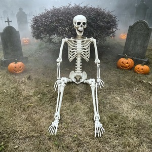 Squelettes d'Halloween pas chers, de 160 cm (5,4 pi / 5 pi), pour l'intérieur et l'extérieur, avec postures humaines, en vente - Product Image 5