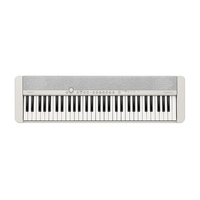 Casios CT-S1WE Ice Cream Color Electronic Keyboard, Portable 61-Key Keyboard for Beginners and Adults