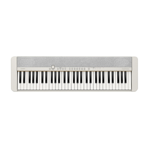 Teclado Electrónico <span class=keywords><strong>Casio</strong></span> CT-S1WE Color Crema, Teclado Portátil de 61 Teclas para Principiantes y Adultos - Product Image 1