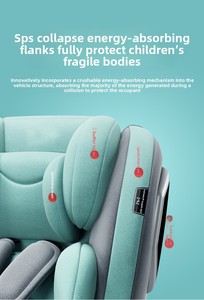 Asiento de Seguridad Universal para Bebés con Rotación de 360 Grados, Portátil y Fácil de Instalar para 0-12 Años, Permite Sentarse y Recostarse - Product Image 6