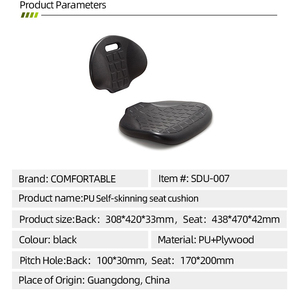 Pabrik OEM Nyaman Set Ortopedi Kursi Nyaman dan Bantal Belakang Pemasok Cina - Product Image 3