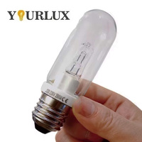 Lampe de caméra à filament de tungstène JDD 70w 100w 150w 200w 230v E27 Ampoule halogène Photographie Styling Flash Lamp