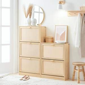 <span class=keywords><strong>Scarpiera</strong></span> con 2 Flaps <span class=keywords><strong>scarpiera</strong></span> stretta con 4 ripiani <span class=keywords><strong>scarpiera</strong></span> <span class=keywords><strong>cassettiera</strong></span> naturale - Product Image 3