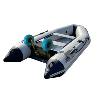 Inflatable tấn công thuyền tung ra bánh xe thép không gỉ Trailer Dolly kéo giỏ hàng cho Inflatable tấn công <span class=keywords><strong>Kayak</strong></span> Chèo xuồng xuồng - Product Image 2