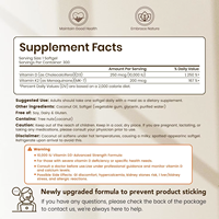 Cápsulas de Vitamina D3 K2 MK7 10000 UI, 300 Unidades, Marca Privada OEM, Suplemento Herbal para la Salud y el Sistema Inmunológico
