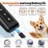 Nouvel appareil de dressage canin à 3 émetteurs soniques haute puissance, dispositif anti-aboiement, 4 modes, répulsif ultrasonique pour chiens