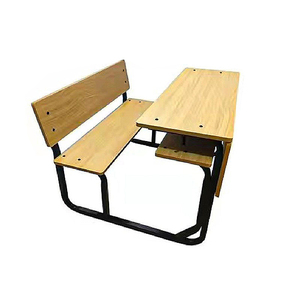 Mobilier scolaire <span class=keywords><strong>deux</strong></span> <span class=keywords><strong>places</strong></span> en bois bureau et chaise - Product Image 1