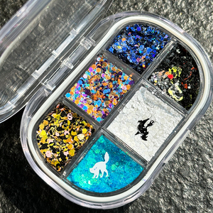 Nouveauté - Paillettes pour les yeux lumineuses, fard à paupières de haute qualité, poudre scintillante, palette de fards à paupières cosmétiques, gel imperméable, personnalisé - Product Image 1