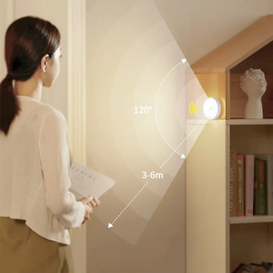 Luz Nocturna LED con Sensor de Movimiento, Lámpara Nocturna Recargable por USB para Dormitorio, Cocina, Armario, Iluminación Fotográfica - Product Image 6