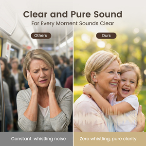 Apparecchio Acustico Ricaricabile BTE OTC con Custodia di Ricarica e Asciugatura, Prodotto per l'Udito per Anziani, Prezzo del Produttore Flysound - Product Image 3