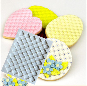 Nuevo molde creativo de piña Fondant modelo de silicona para hornear Chocolate diamante Fondant <span class=keywords><strong>pastel</strong></span> borde <span class=keywords><strong>pared</strong></span> ladrillo <span class=keywords><strong>pastel</strong></span> plantilla molde - Product Image 4