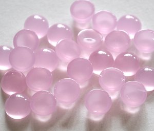 Calcedoine rose naturelle, cabochon rond 6 mm, lot de 5 pièces, pierre précieuse pour la fabrication de bijoux, fournisseur en gros, Inde - Product Image 2