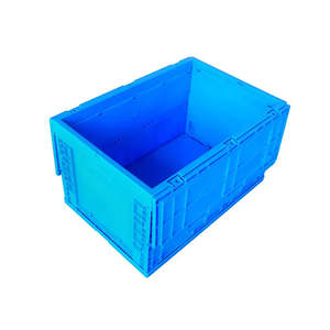 66L Foldable Plastic <b>Crate</b> Collapsible Design Virgin Material Heavy Duty Stackable <b>Storage</b> Box - Product Image 3