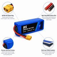 Paket Baterai Lithium Ion 8S 29.6V 30Ah 10C 350Wh/kg Baterai Isi Ulang untuk Peralatan Kerja Udara Industri