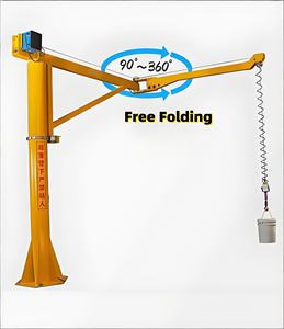 <span class=keywords><strong>Grúa</strong></span> de Brazo Articulado Plegable Pequeña de 1t 2t con Polipasto Inteligente, Certificación CE, Venta <span class=keywords><strong>Directa</strong></span> de Fábrica, Fabricante Chino - Product Image 4