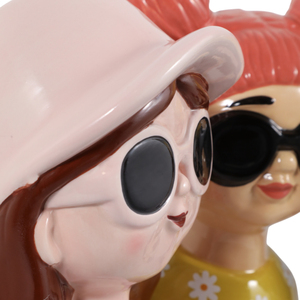 Statuette Colorate di Ragazze in Ceramica, Decorazioni Boho per Casa, Bagno, Ufficio, Mensole e Tavolini - Product Image 6