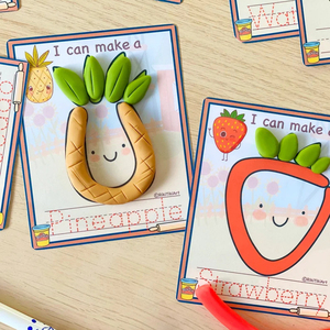 Tapis de Pâte à Modeler Écologique et Non Toxique pour Enfants, Jouet Sensoriel pour Développer la Motricité Fine et l'Apprentissage des Fruits - Product Image 4