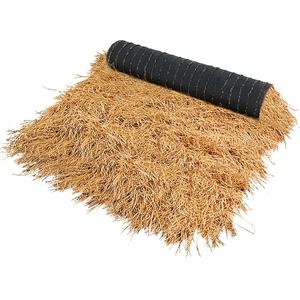 Impermeabile tetto di paglia artificiale <span class=keywords><strong>con</strong></span> grondaie <span class=keywords><strong>in</strong></span> <span class=keywords><strong>plastica</strong></span> tappeto paglia <span class=keywords><strong>tegole</strong></span> per decorazione tetto di paglia - Product Image 1