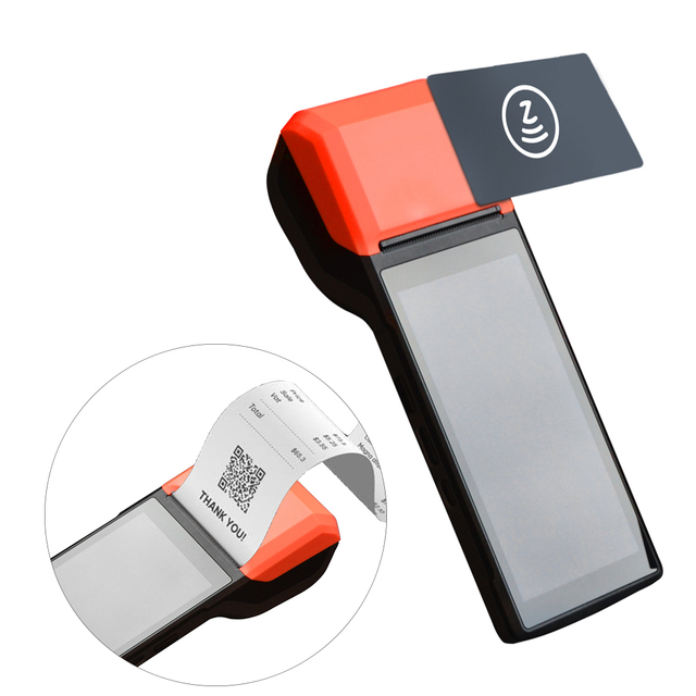 4G BT GPS Portable Mobile POS Ticketing for Public Transportation Touch Screen POS Terminal R330 Plus