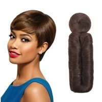 Perruque Courte en Gros, Collection Janet Hair, Cheveux Humains avec Closure, Janet Human Hair, 28 pièces/lot, Courte