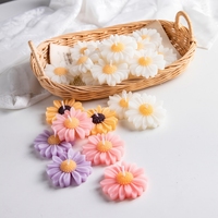 Velas Aromáticas de Cera de Soya Hechas a Mano, Decoración para el Hogar, Regalos y Recuerdos con Forma de Flor de Manzanilla y Girasol