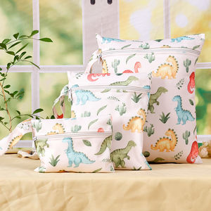 Ensemble de trois pièces en polyester imperméable pour couches pour bébé et organisation en déplacement sac de rangement de voyage sac humide pour <span class=keywords><strong>piscine</strong></span> - Product Image 1