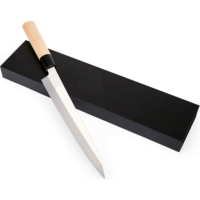 Couteau à sashimi japonais professionnel moderne 2026, couteau à trancher le sushi, couteau à trancher le poisson avec manche en bois
