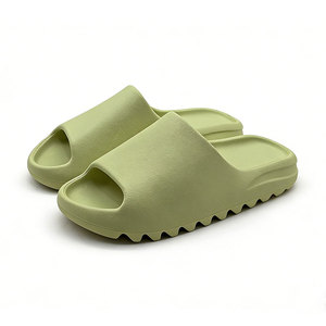 Sandales d'extérieur unisexes sans logo, couleur unie, pour hommes, décontractées, en EVA, semelle épaisse, pantoufles personnalisées pour femmes, amortissantes, légères - Product Image 5